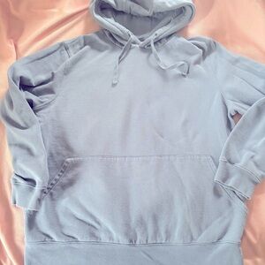 Richer Poorer Recycled Pullover Hoodie Men's XXL blue Drawstring Kangaroo Pocket